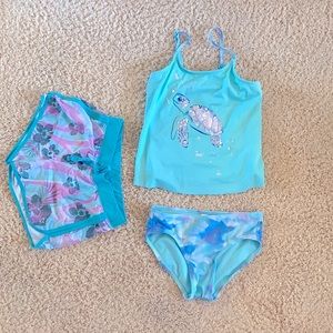 Justice girls 12 swim tankini